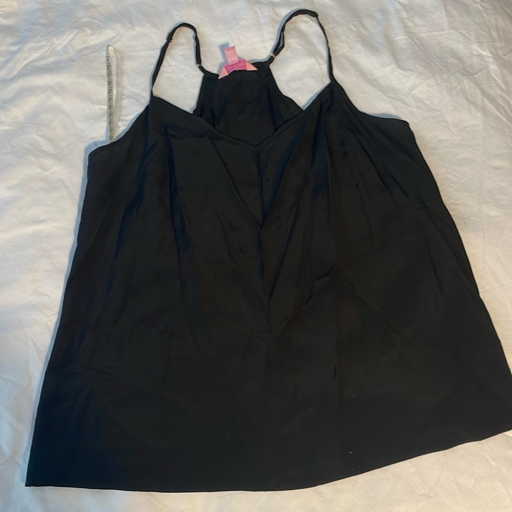 Lilly Pulitzer Black Silk Cami